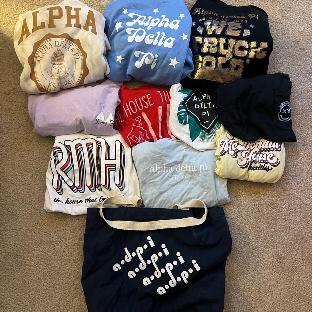 Alpha Delta Pi (ADPI) T-Shirt and Tote Collection